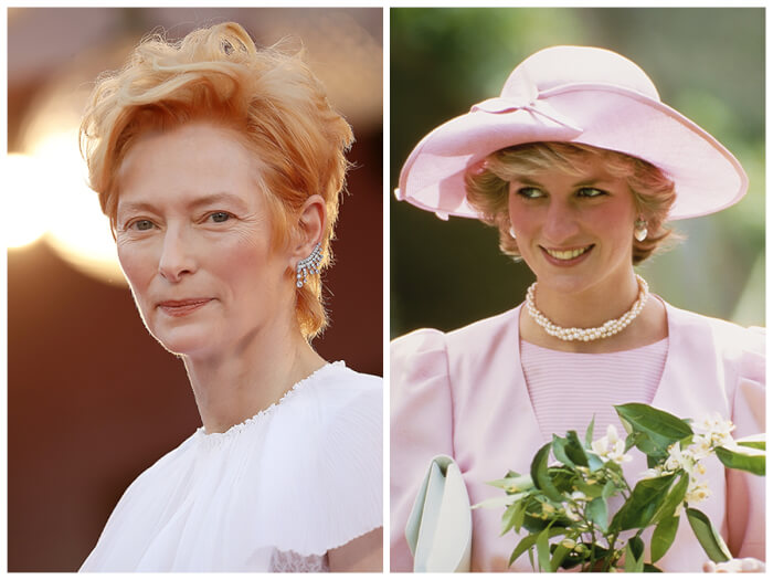 Tilda Swinton And Princess Diana Were Classmates