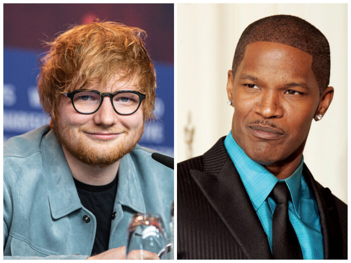 celebrity connections Ed Sheeran Crashed At Jamie Foxx's House In Los Angeles Before He Became A Star