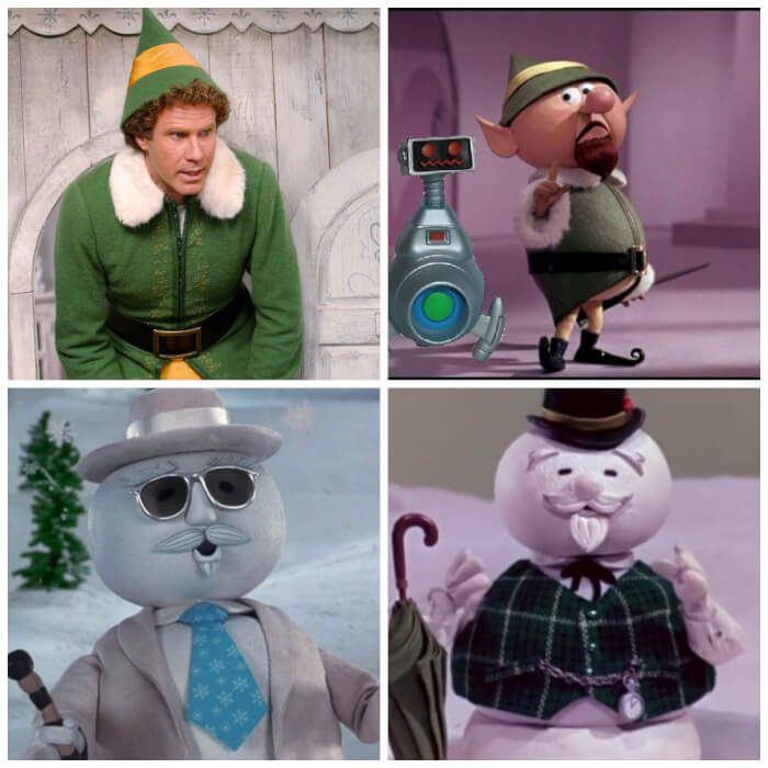 easter eggs from Christmas movies Elf And Rudolph the Red-Nosed Reindeer