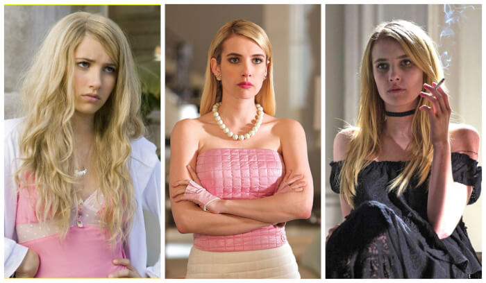 movie stars who play the same character Emma Roberts: The Mean Girl emma bug johnny love, johnny depp