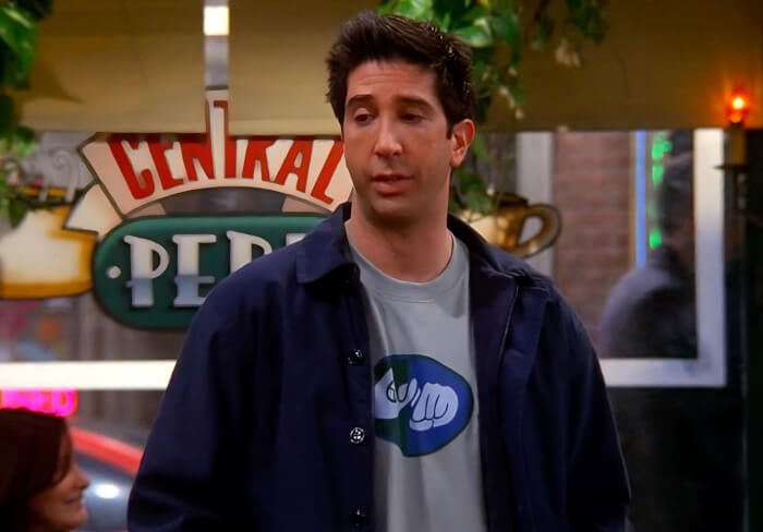 Ross’s T-shirt In Season 8, Episode 17