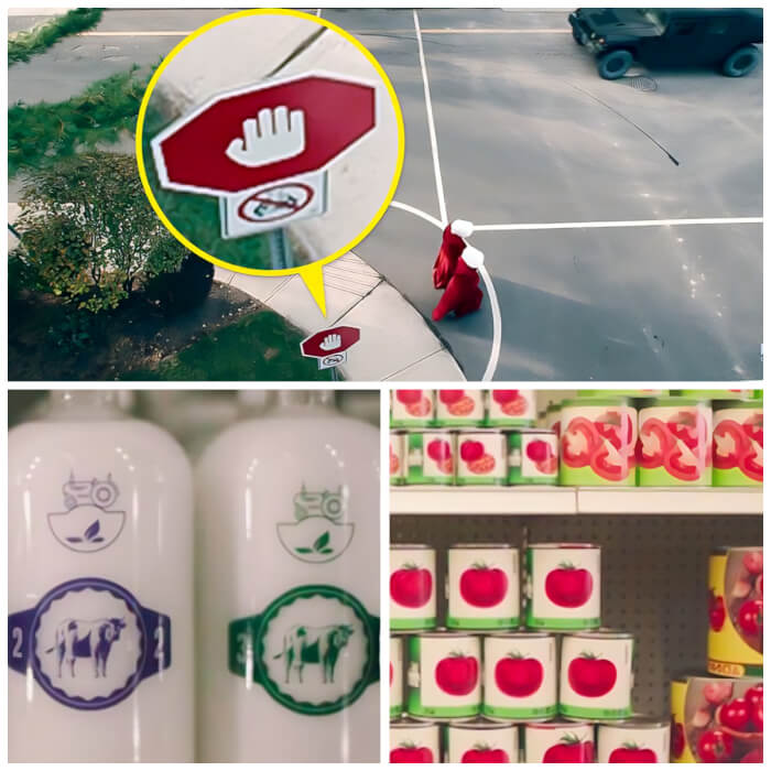 details from popular tv shows The Visual Signs In The Handmaid’s Tale