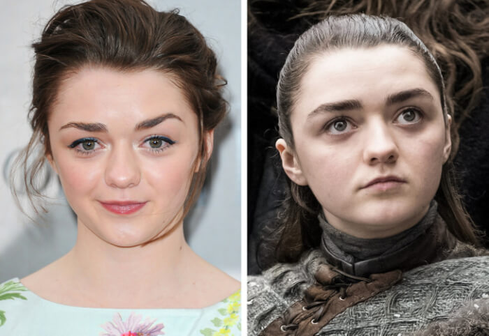 Actors Who Stole International Attention, Maisie Williams, model sophie turner