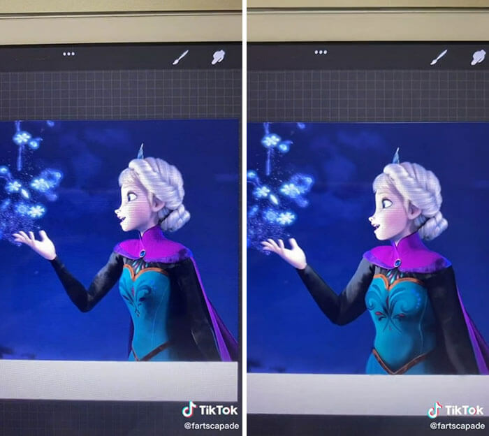 Disney Characters Are In The Ideal Shape, Elsa