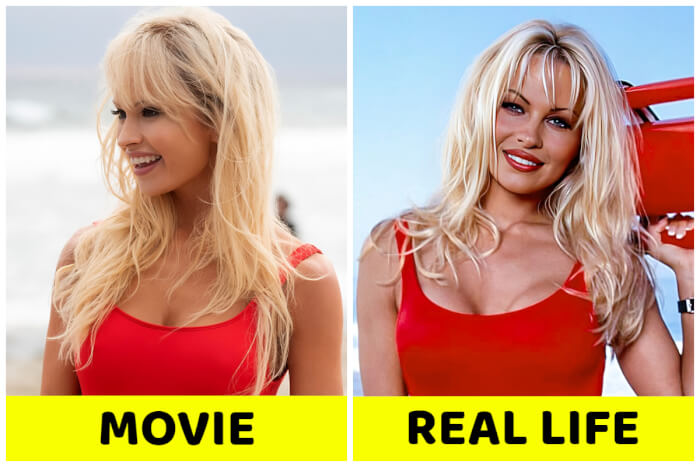 Lily James as Pamela Anderson, Pam & Tommy miniseries