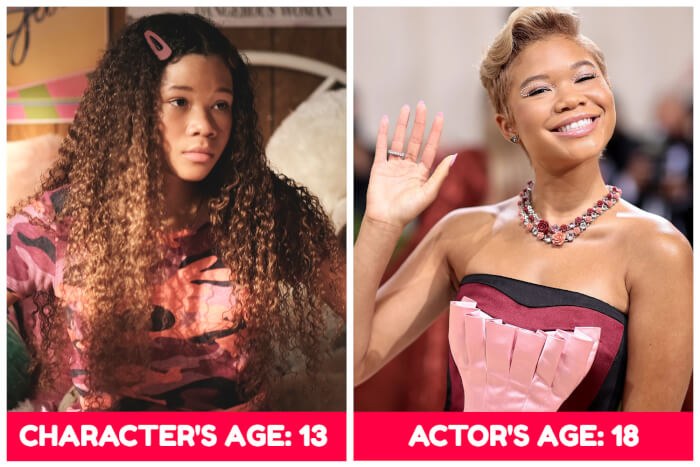 age differences Storm Reid — Euphoria