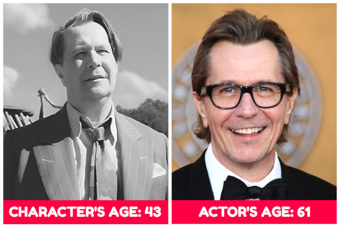 age differences Gary Oldman — Mank