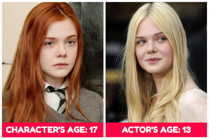 age differences Elle Fanning — Ginger and Rosa