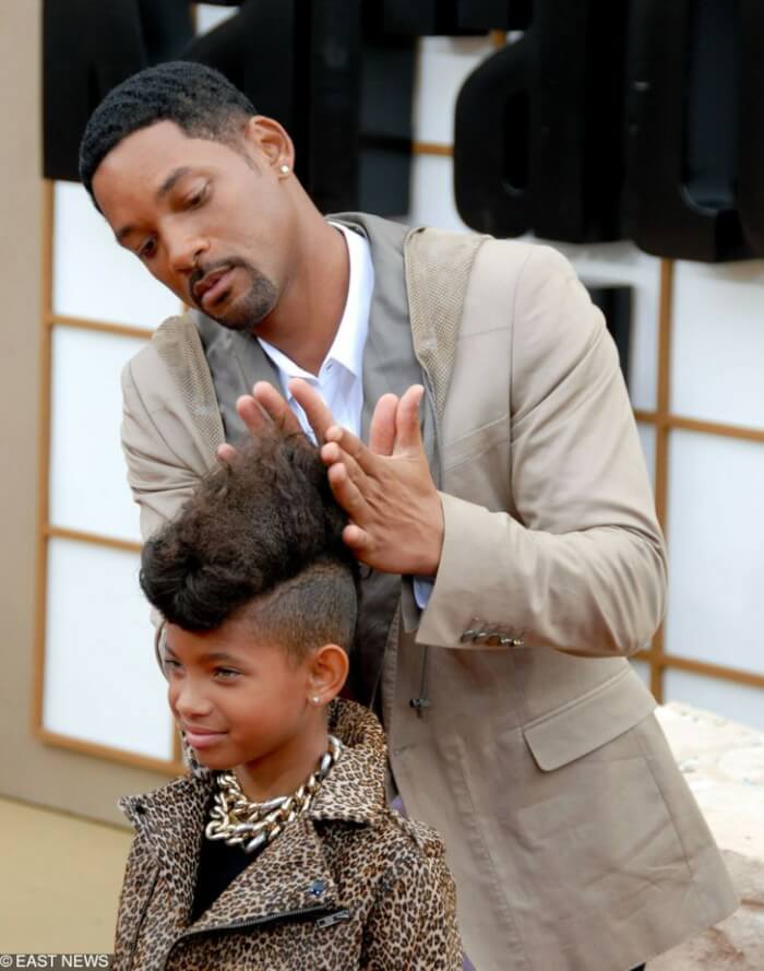 Will Smith with Willow