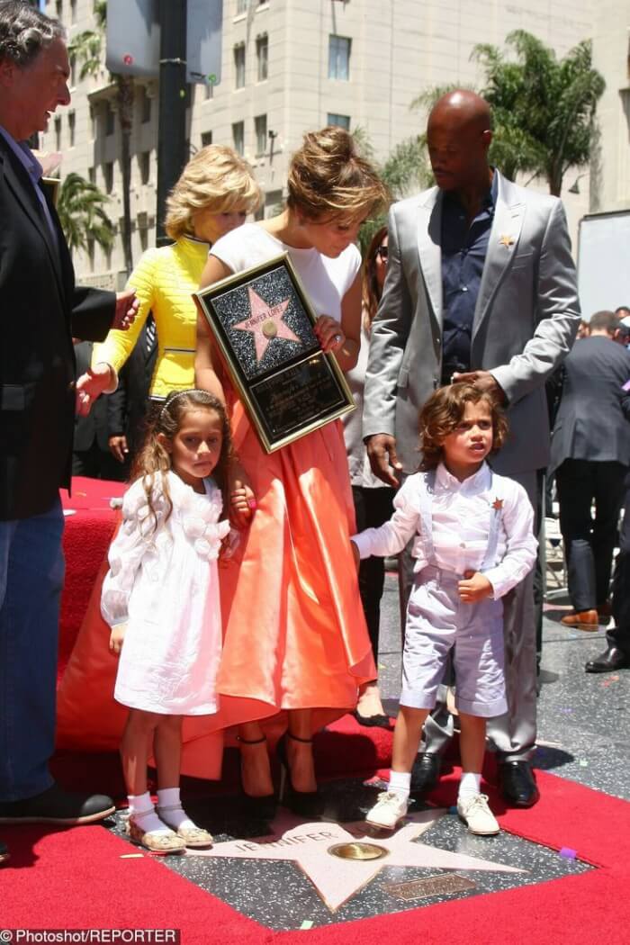 Celebrities Who Prove You Can't Stop Being A Mom Or Dad, Jennifer Lopez with Emme and Maximilian