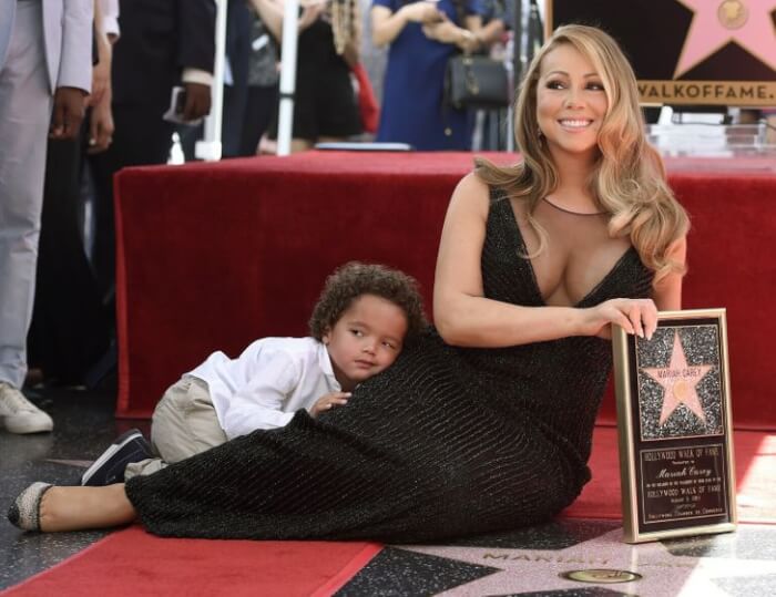 Mariah Carey with Moroccan