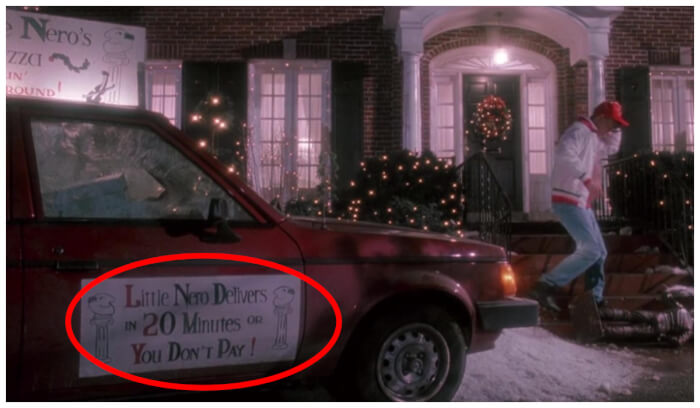hidden details in iconic Christmas movies The Pizzeria’s Name In Home Alone