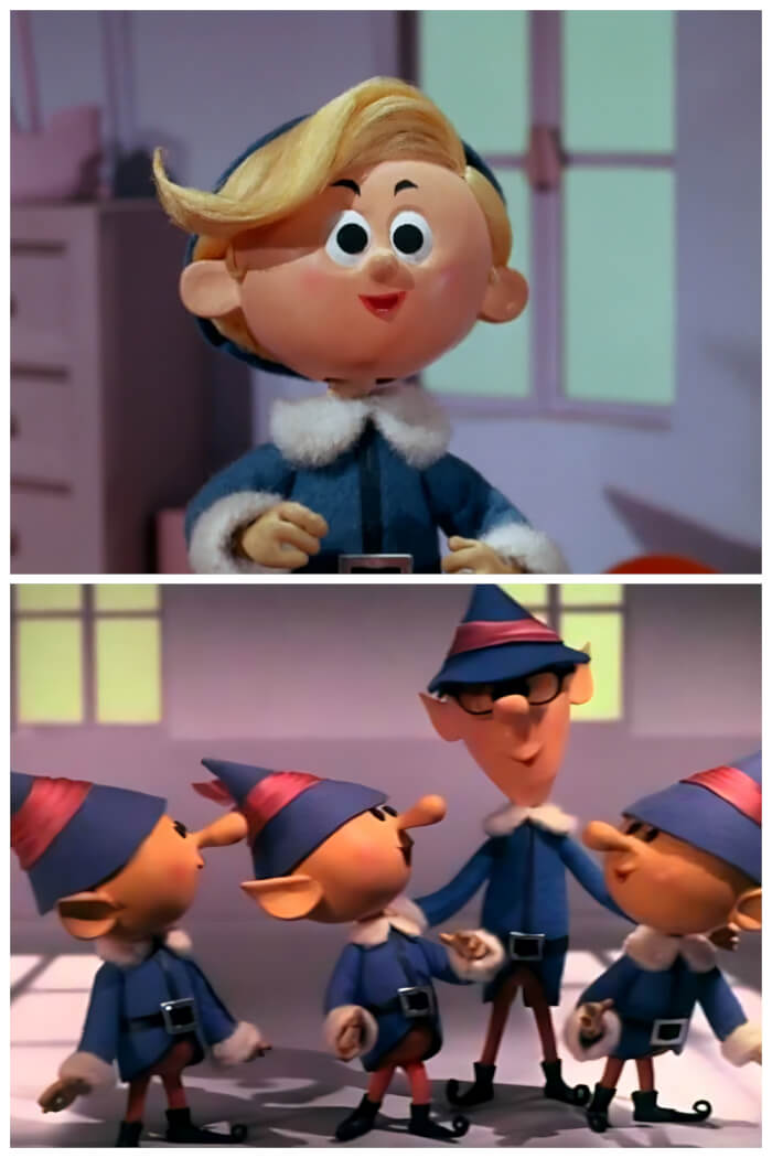 hidden details in iconic Christmas movies Hermey’s Ears and Hair In Rudolph the Red-Nosed Reindeer