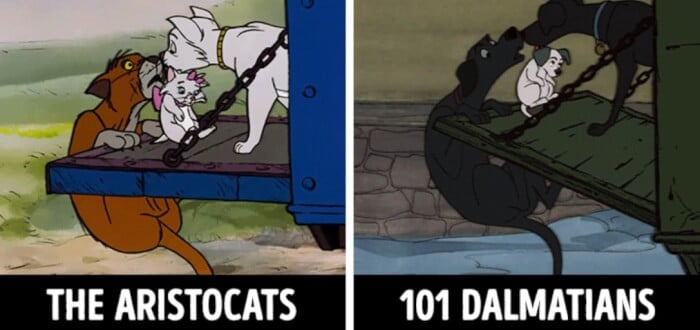 Similar Scenes From Famous Cartoons