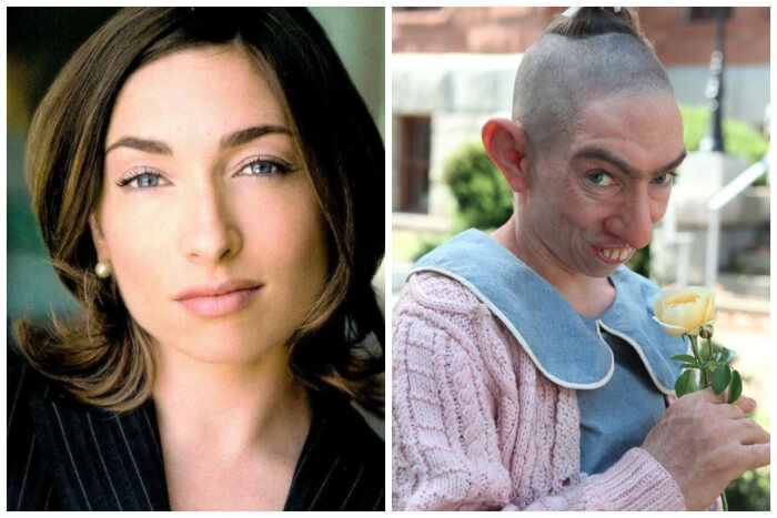 actors mastered the art of disguise Naomi Grossman as Pepper in American Horror Story