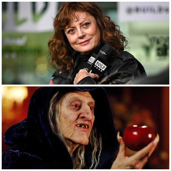 actors mastered the art of disguise Susan Sarandon in Enchanted