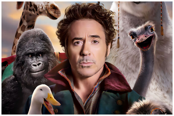 Robert Downey Jr. as Dr. John Dolittle in Dolittle