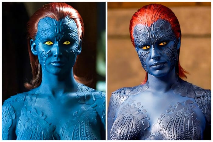 actors who played the same character Rebecca Romijn And Jennifer Lawrence As Mystique in X-Men  dewitt bukater age	gloria stuart young