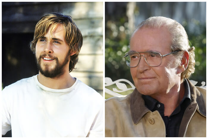 Ryan Gosling And James Garner As Noah Calhoun in The Notebook