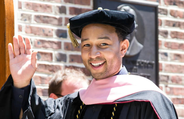 John Legend earned his bachelor’s degree in English with an emphasis on African American literature from the University of Pennsylvania in 1999