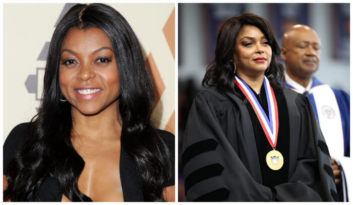 Taraji P. Henson earned a drama degree from Howard University in Washington, DC in 1995