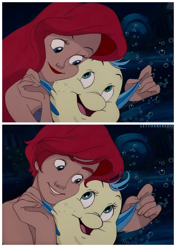 Disney characters Ariel