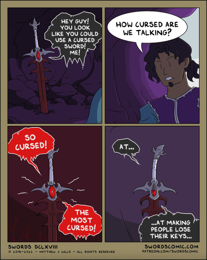 Hilarious Sword-Based Comics 