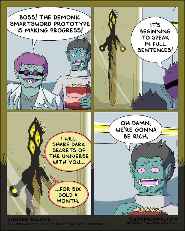 Hilarious Sword-Based Comics 