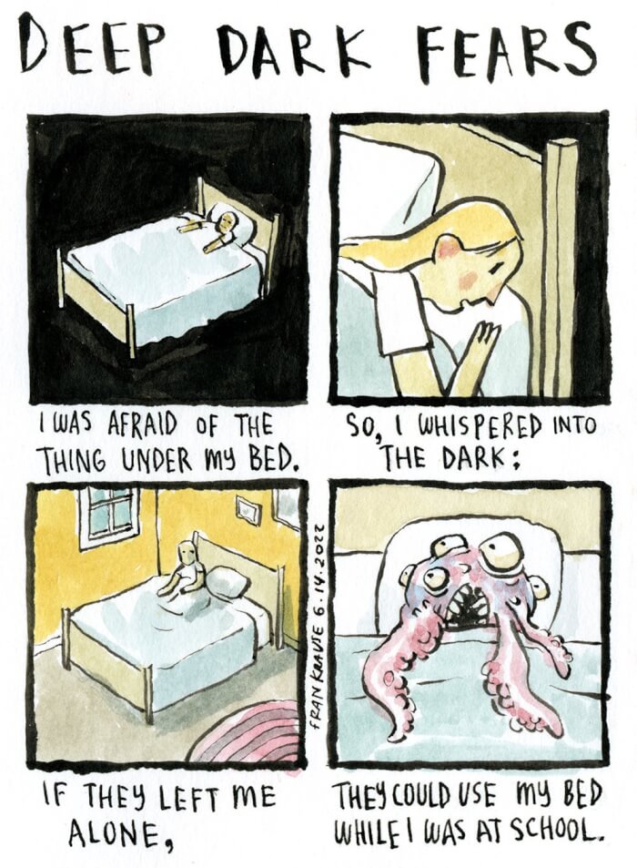 Humorous Comics About Irrational Fears