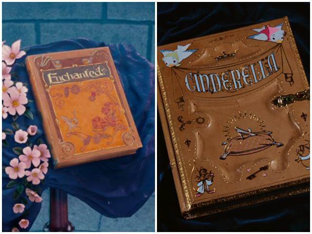 "Enchanted" and "Cinderella."