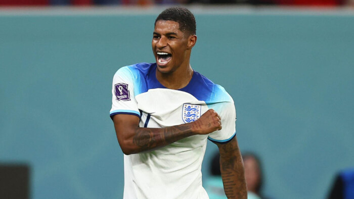 Productive Attackers At WC Group, Marcus Rashford (England) - 3 goals