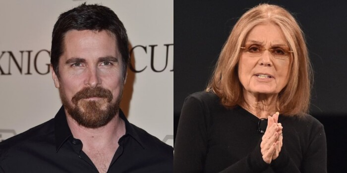 Christian Bale & Gloria Steinem