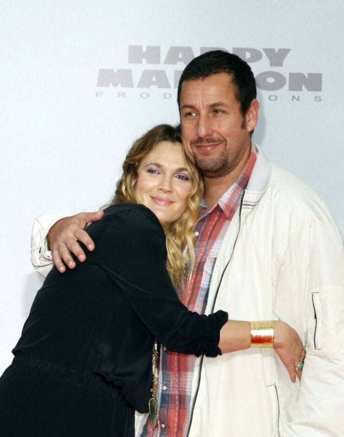  Celebrity Duos Whose Strong Bonds That Never Stray Far From Spotlight, Drew Barrymore and Adam Sandler