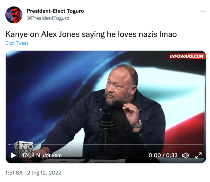 Kanye loves nazis