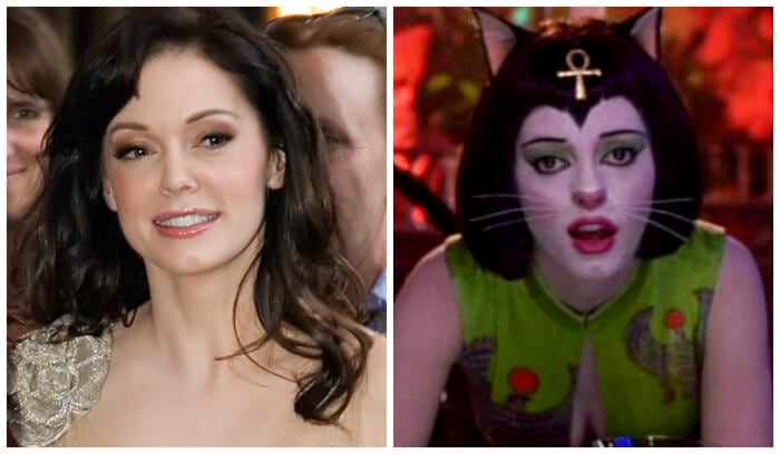 actors play these roles Rose McGowan — The Waitress In A Cat Costume (Monkeybone)