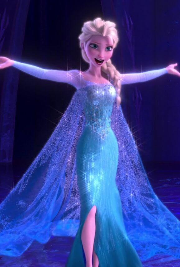 Princesses’ Best And Worst Looks, Elsa’s Ice Castle Dress, Frozen