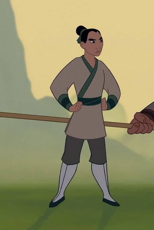 Princesses’ Best And Worst Looks, Mulan’s Training Uniform, Mulan