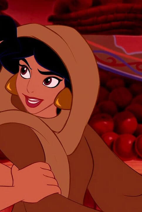 Princesses’ Best And Worst Looks, Jasmine’s Incognito Peasant Look, Aladdin