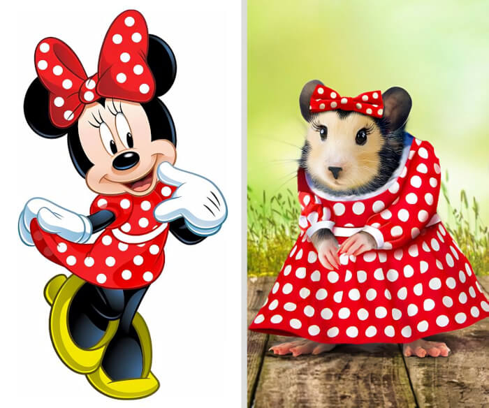 cartoon characters Minnie