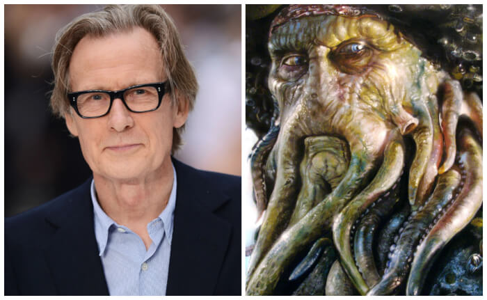 most famous monsters Bill Nighy as Davy Jones / Pirates of the Caribbean: At World’s End