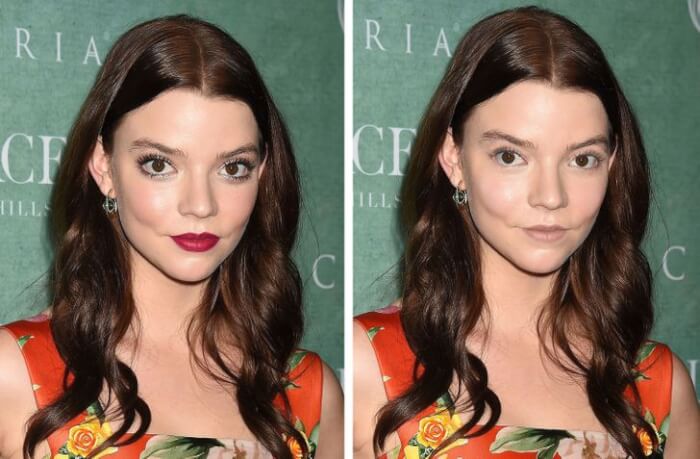 celebrities without makeup on the red carpet 