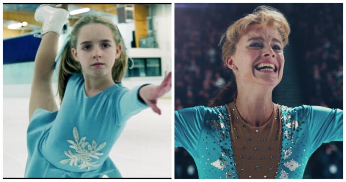 girl plays the younger versions Young Tonya in I, Tonya