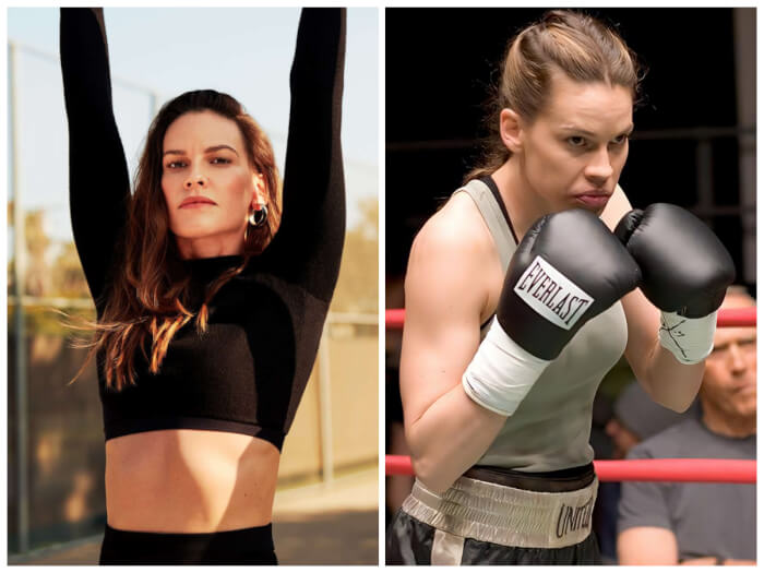 actors who gained weight Hilary Swank — Million Dollar Baby