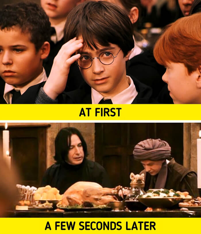 details from iconic movies Harry Potter, <a href=