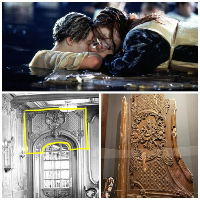 details from iconic movies Titanic
