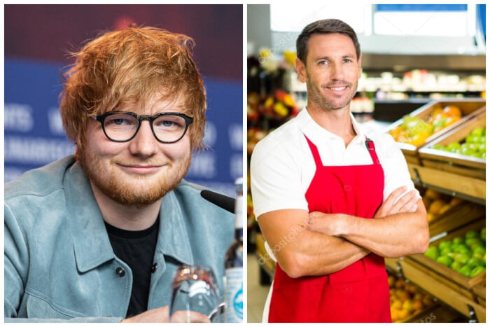 Ed Sheeran - A Supermarket Employee