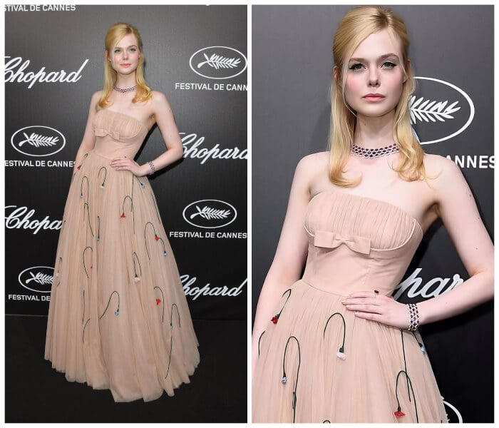red carpet outfits Elle Fanning’s Dress Almost Suffocated Her