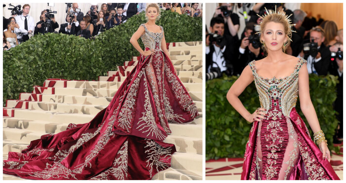 red carpet outfits Blake Lively Hired A Bus To Transport Her Dress