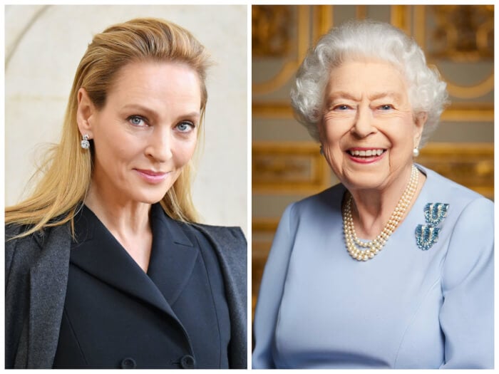 celebrities who are surprisingly related to royals Uma Thurman