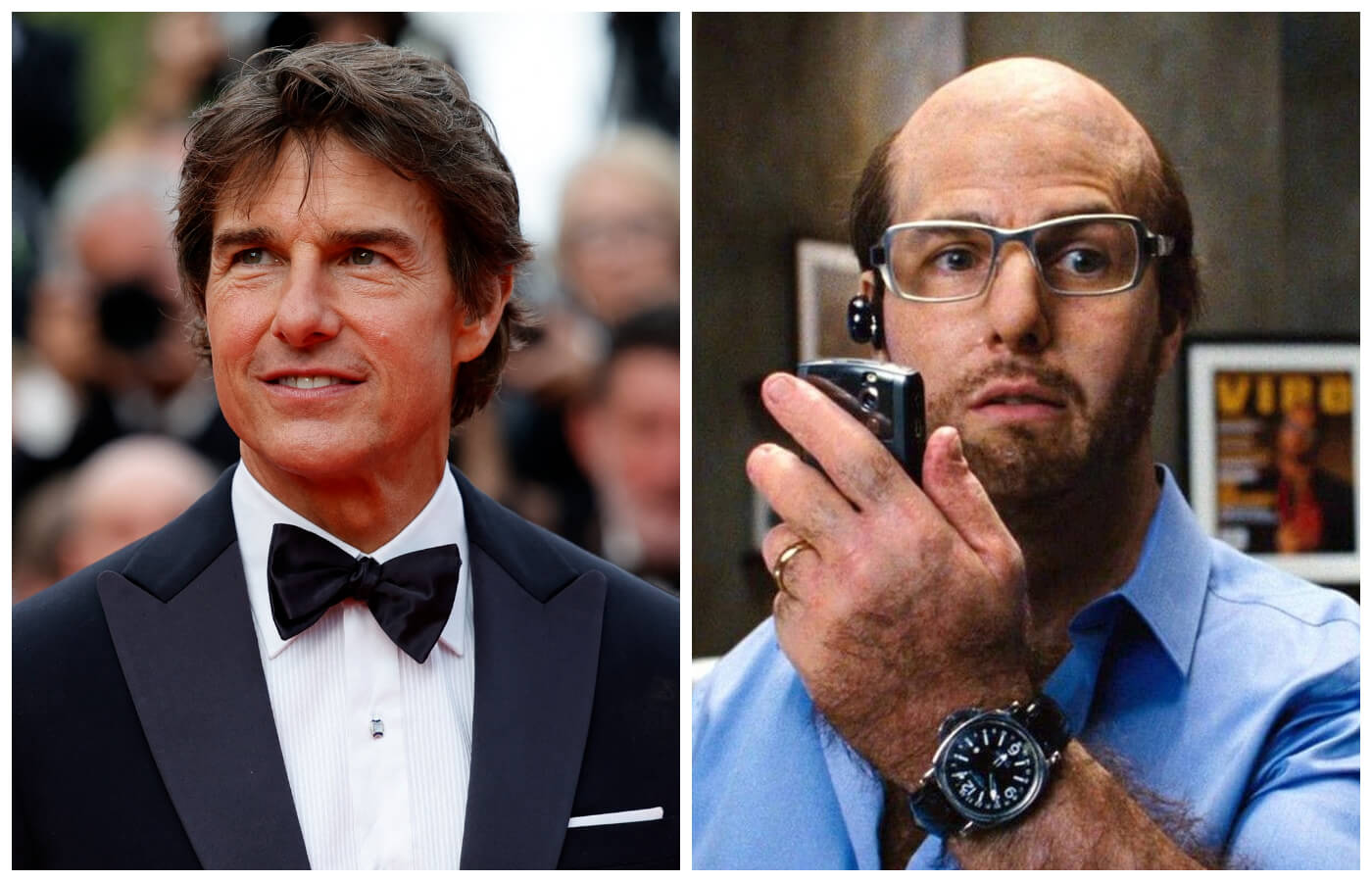 movie transformations Tom Cruise in Tropic Thunder